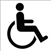 Handicapped Logo Person in Wheelchair